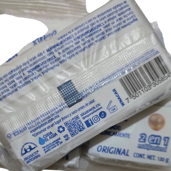 Esponjabón Concha Nácar Brightening Soap Sponge – 3-Pack, New - Picture 3 of 3